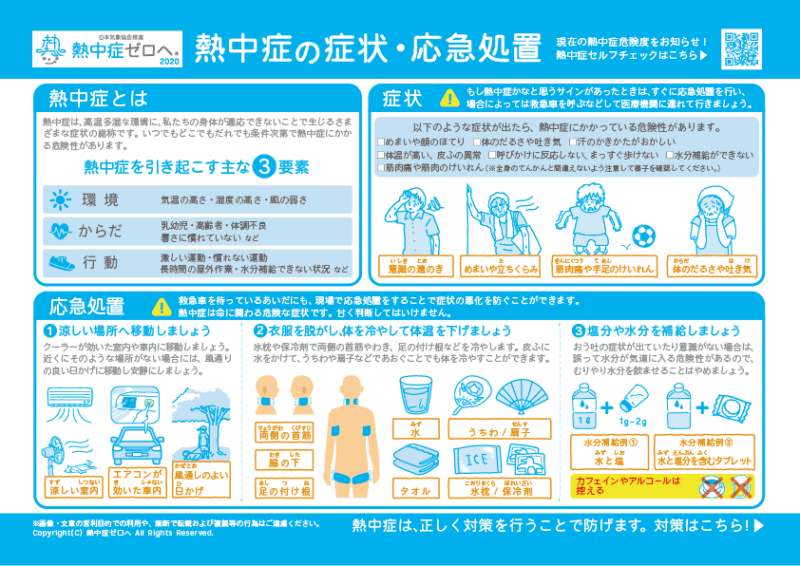 熱中症対策について 飛騨市スポーツ協会